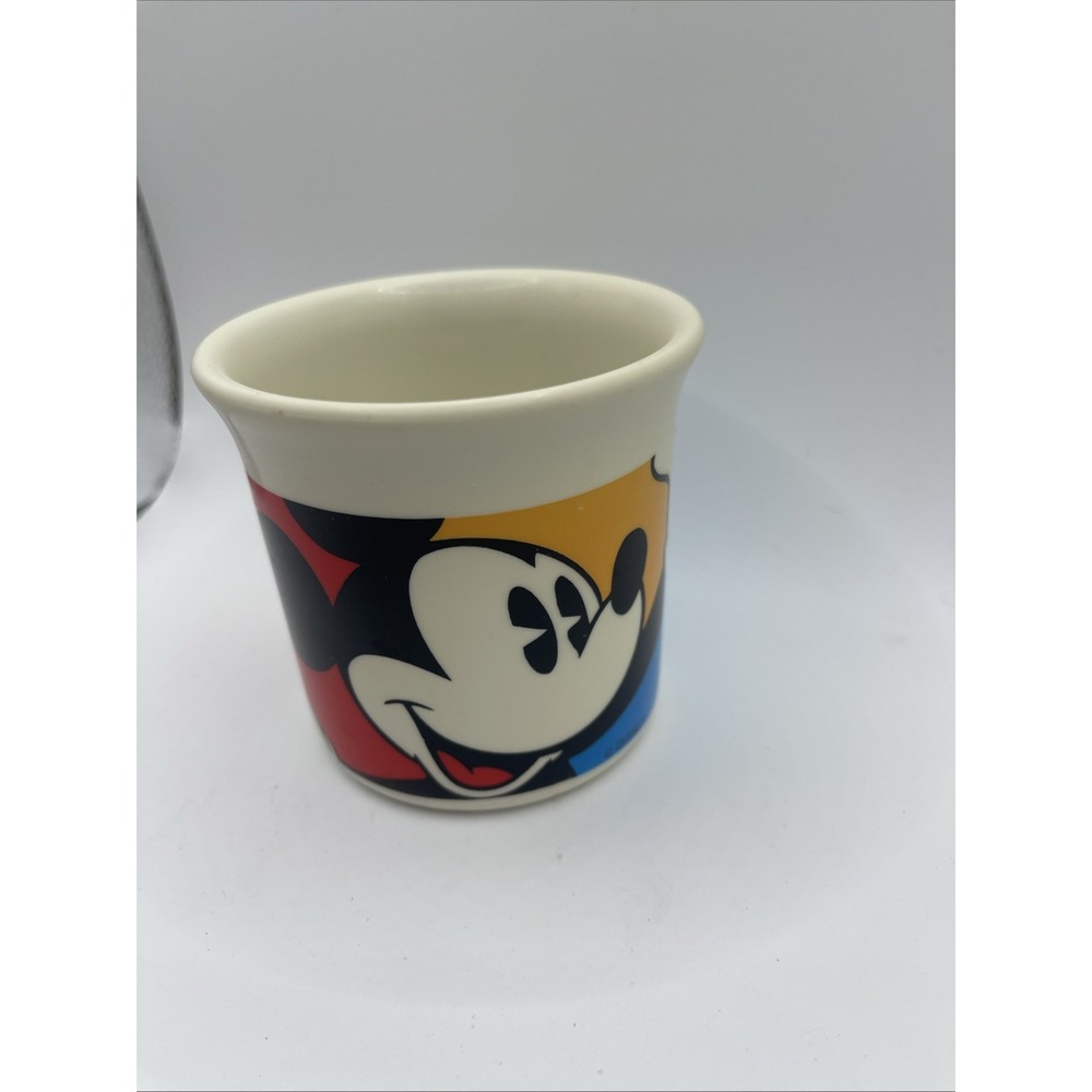 Vintage Disney Colorful Mickey Mouse Childs Mug Cup‎ Selandia Good Condition!